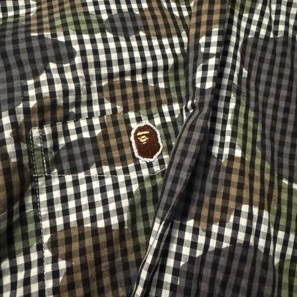 BAPE ABABINI LS SHIRT SIZE XL - Picture 5 of 10